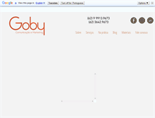 Tablet Screenshot of goby.com.br